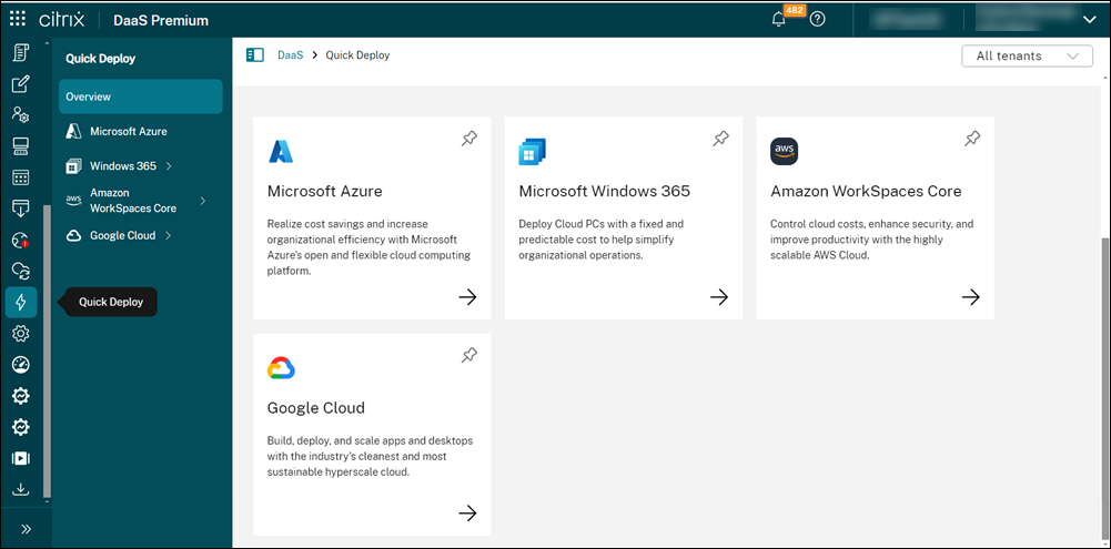 Citrix Quick Deploy for GCP